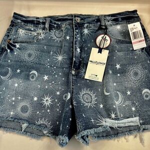 Wallflower Starry Night Jean Shorts